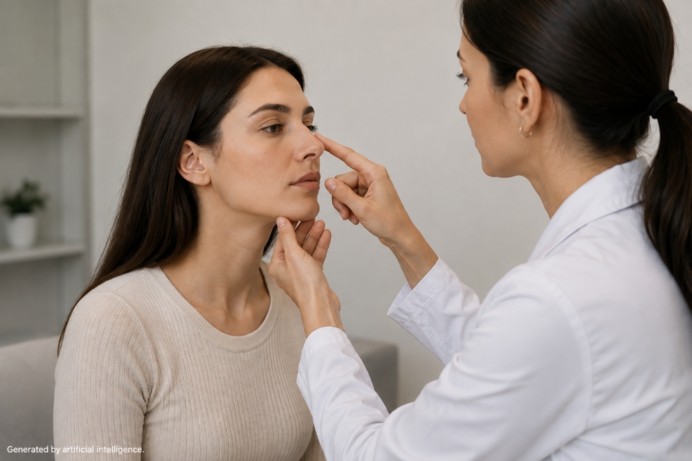How Does a Drooping Nasal Tip Affect Facial Expression?